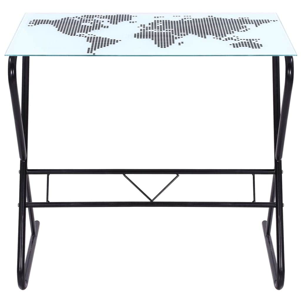 Glass Map Work Table Glass Desk with World Map Pattern | Afterpay | Zip | Laybuy – Simple deals