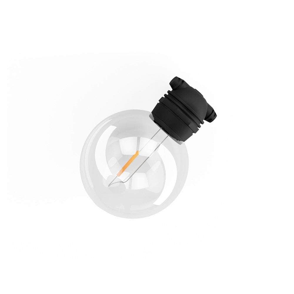 Glowing Solar Festoon Lights for Outdoor Christmas Magic
