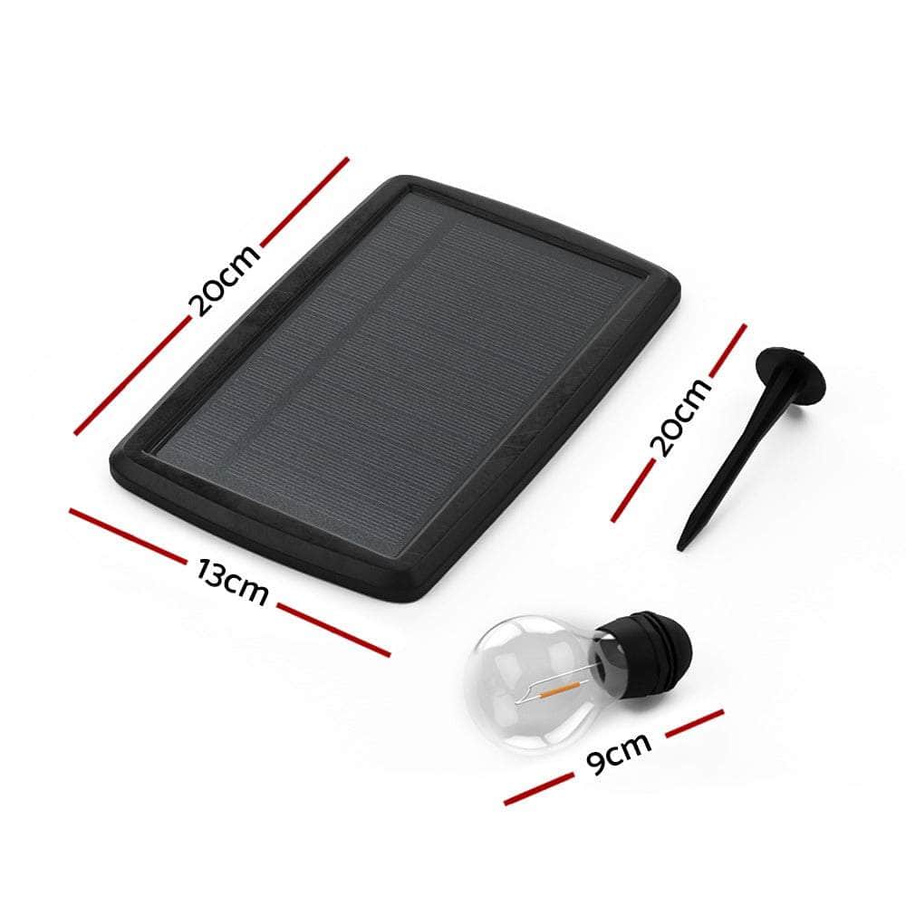 Glowing Solar Festoon Lights for Outdoor Christmas Magic