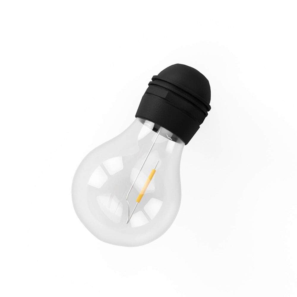 Glowing Solar Festoon Lights for Outdoor Christmas Magic