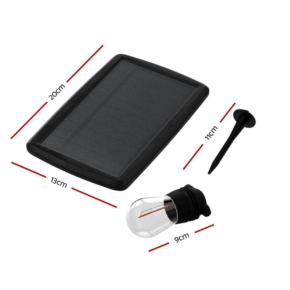 Glowing Solar Festoon Lights for Outdoor Christmas Magic