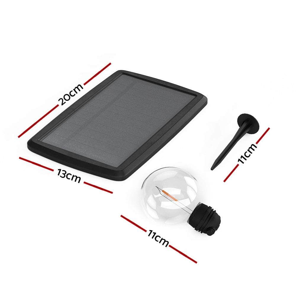 Glowing Solar Festoon Lights for Outdoor Christmas Magic