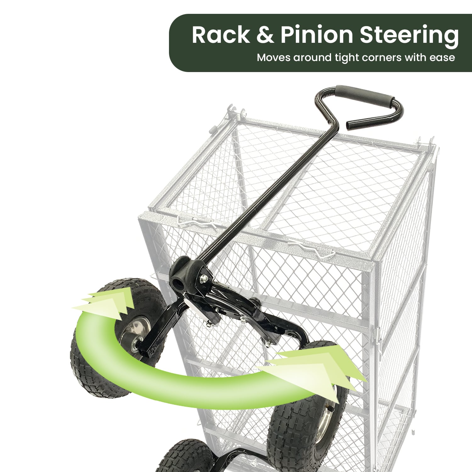 Garden Trolley Cart 300kg 110x102x51cm