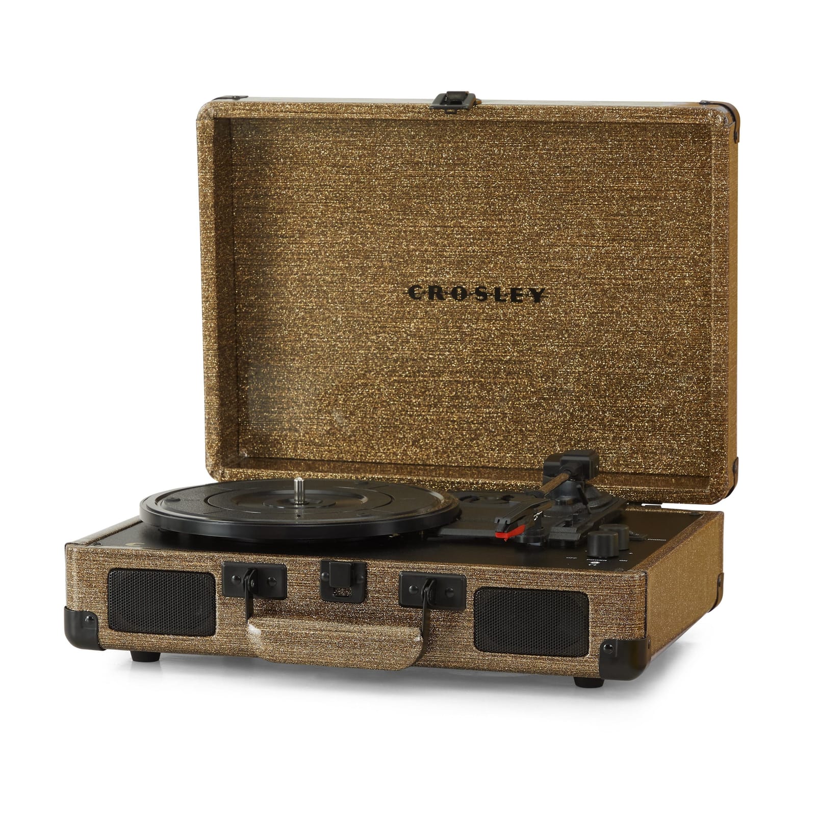 Gold 100Th Anniversary - Bluetooth Portable Turntable with Gold colour