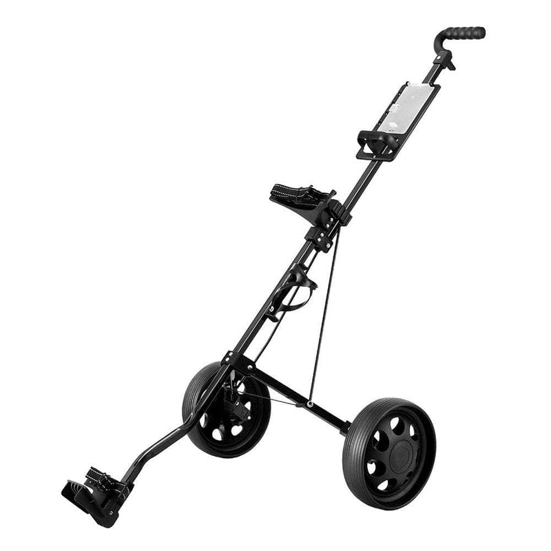 Golf Buggy Quick Folding Trolley Golf Cart Trolley 2 Wheels