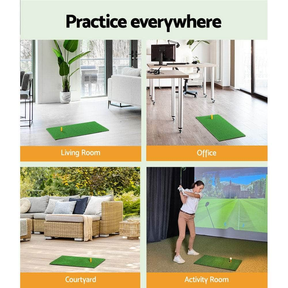 Golf Hitting Mat Portable Driving Range Practice Training