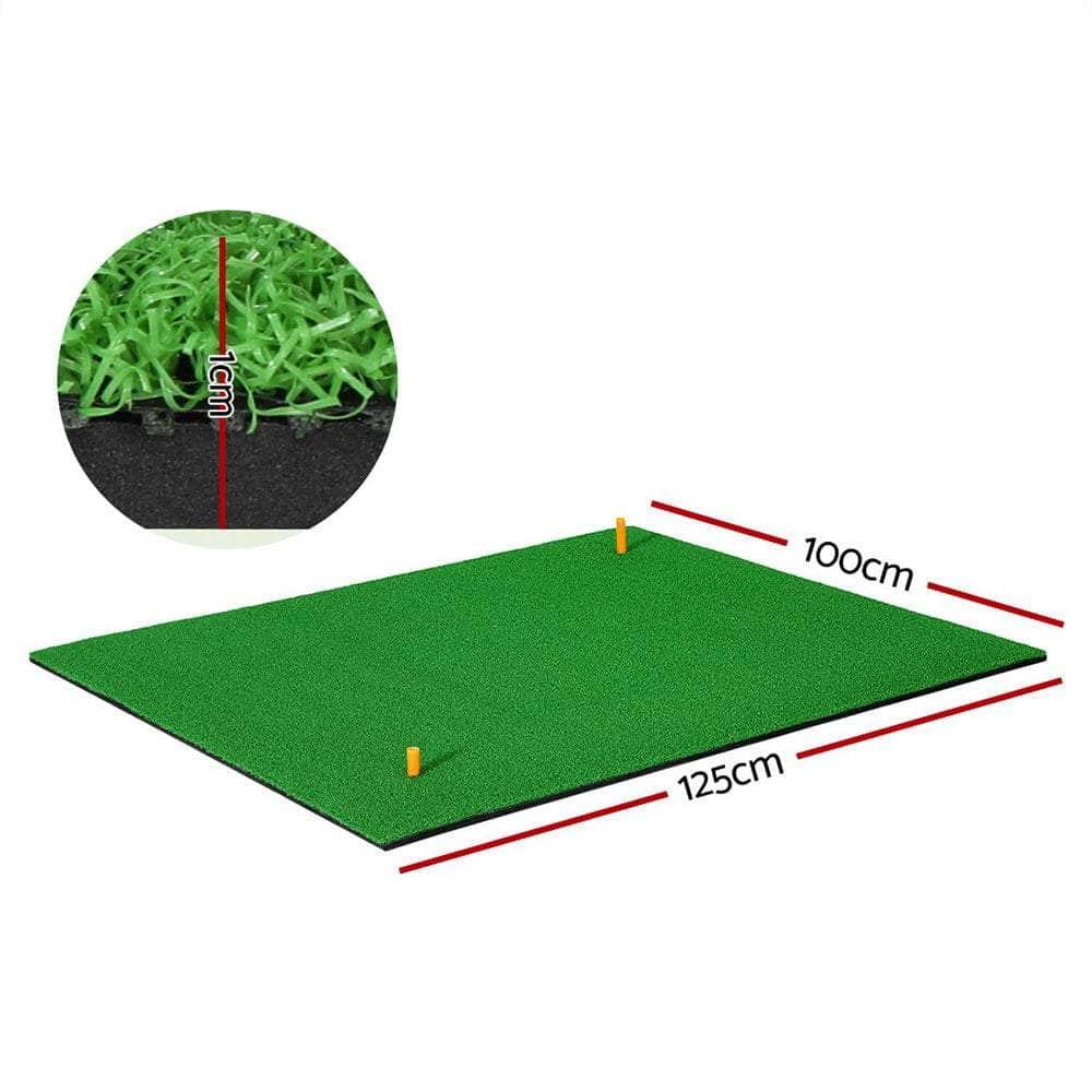 Golf Hitting Mat Portable Driving Range Practice Training Aid 100x125cm