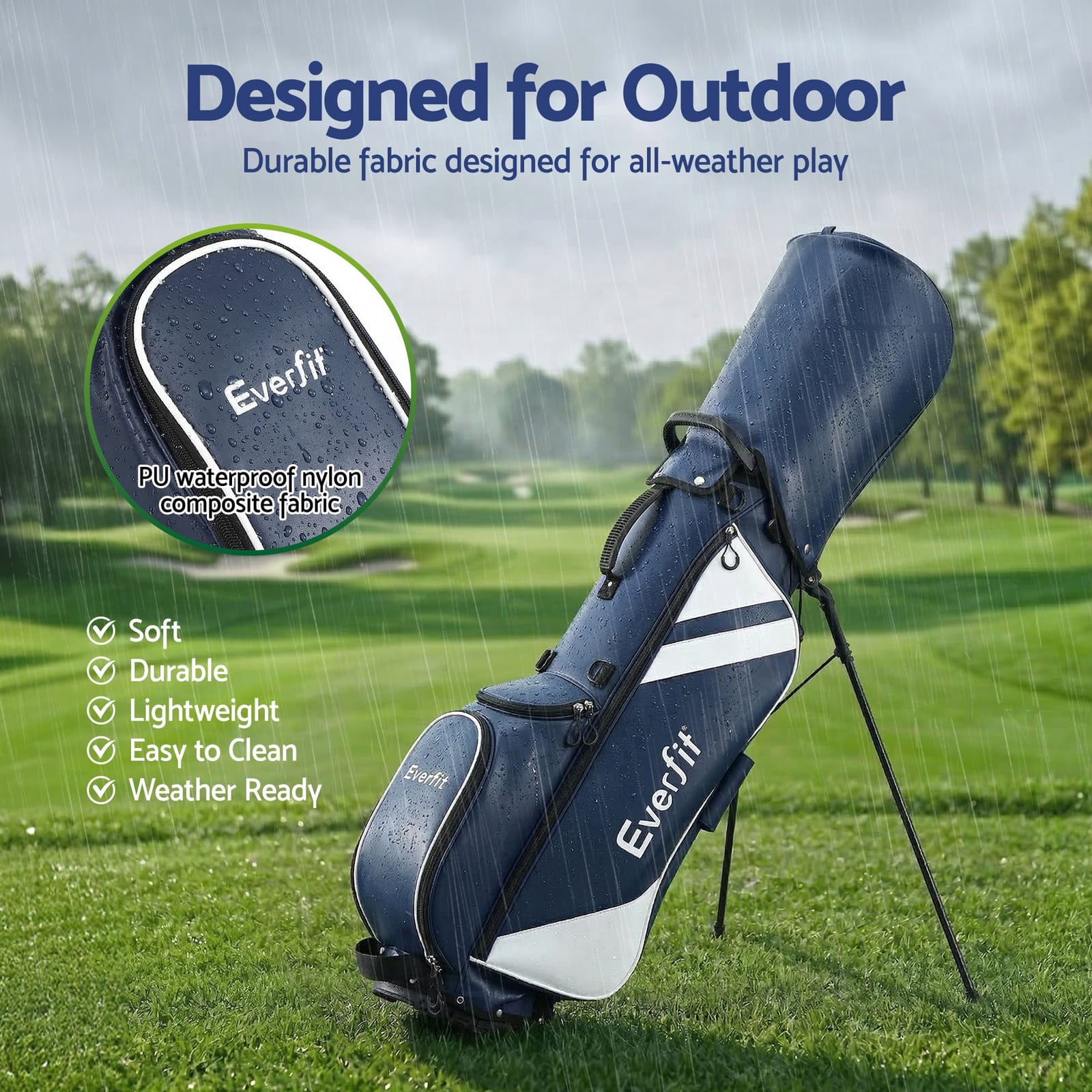 Golf Stand Bag Lightweight Dual Strap Club Divider - Sports & Fitness - photo 9