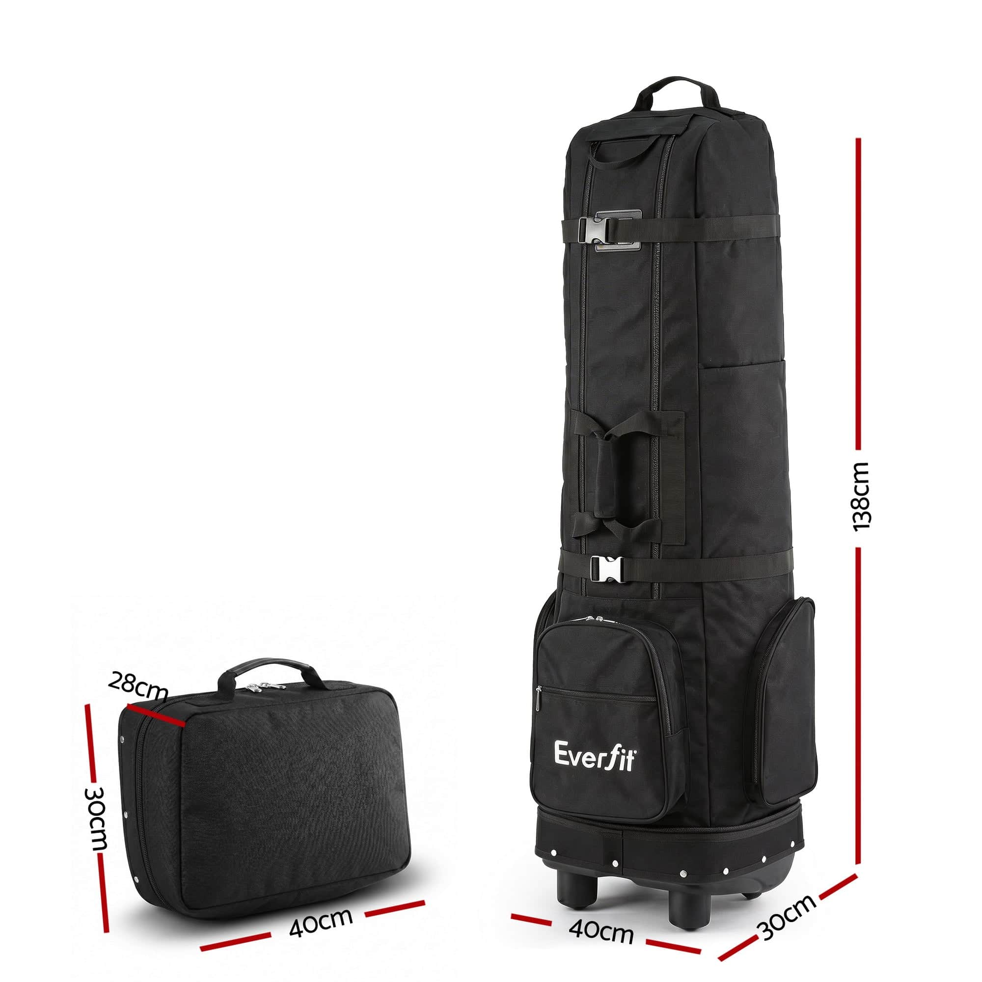 Golf Travel Bag with Wheels Foldable Soft Case 900D Airline Protection