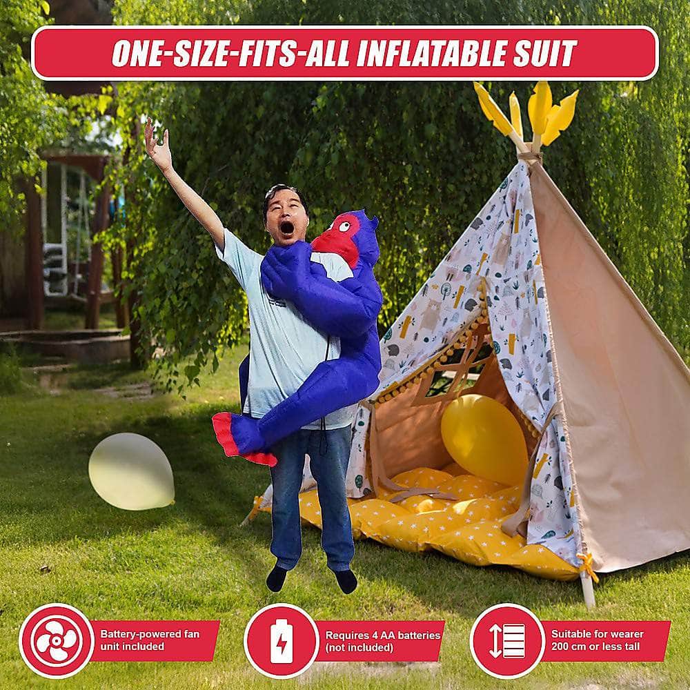 Gorilla Fancy Dress Inflatable Suit -Fan Operated Costume