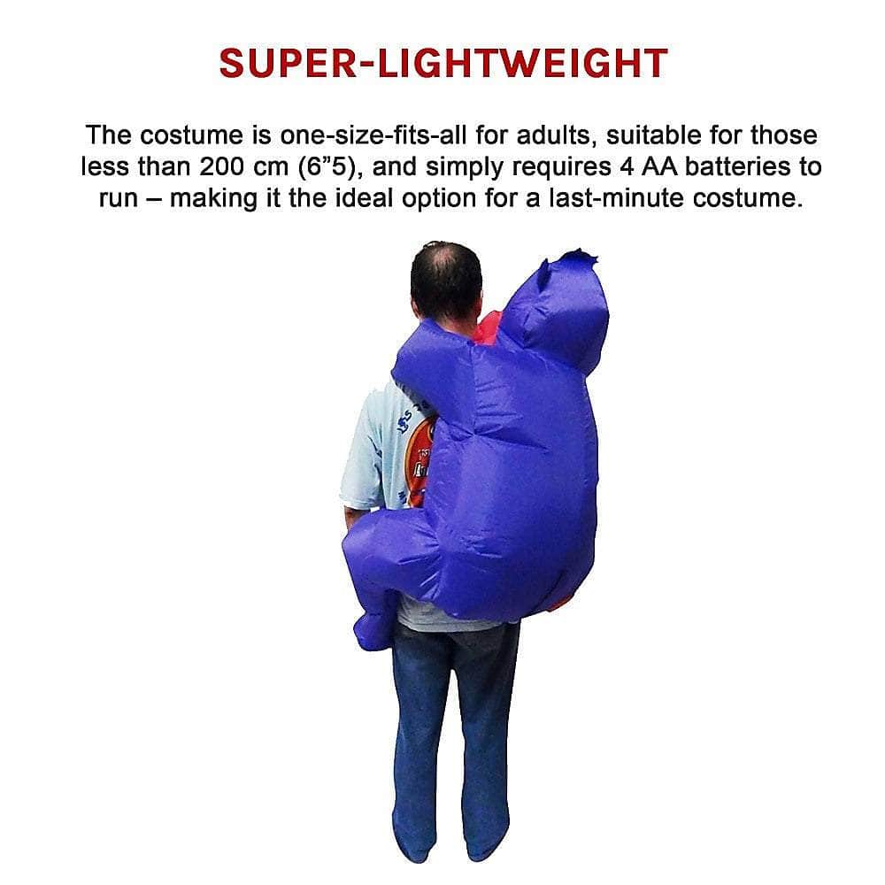 Gorilla Fancy Dress Inflatable Suit -Fan Operated Costume