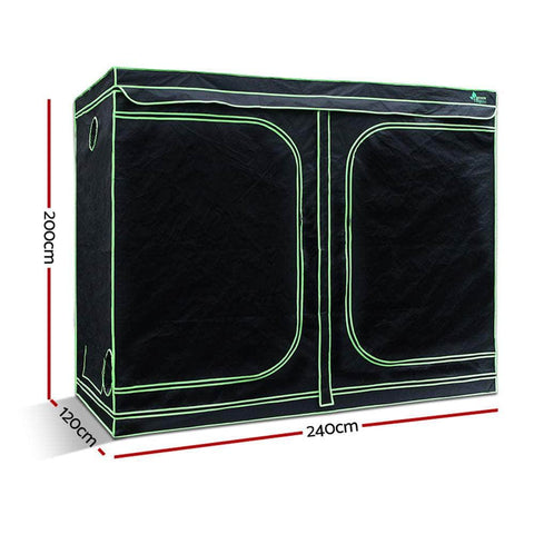 Grow Tent 240X120X200Cm Hydroponics Kit Indoor Plant Room System