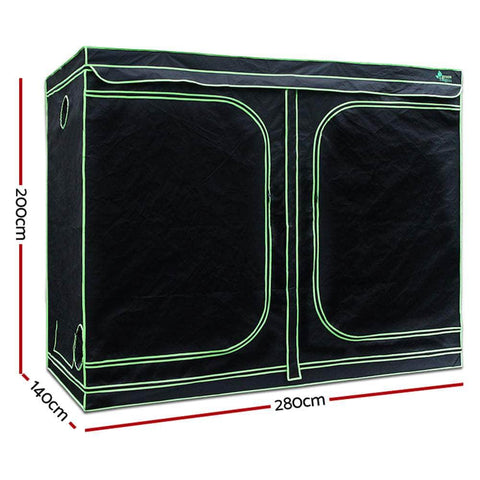 Grow Tent 280X140X200Cm Hydroponics Kit Indoor Plant Room System