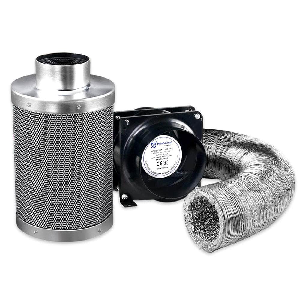 Green Fingers Ventilation Fan and Active Carbon Filter Ducting Kit