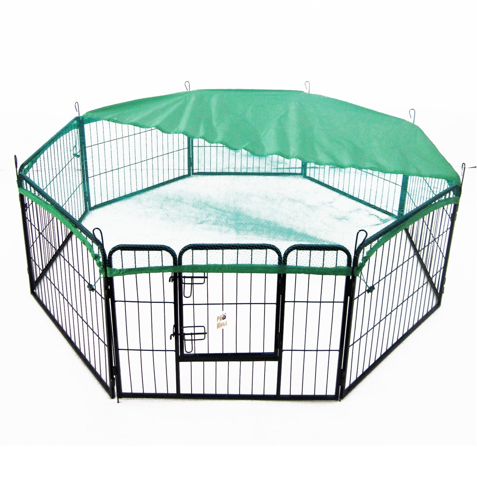 Net Cover Green for Pet Playpen Dog Cage 31in, Dog Playpens & Gates