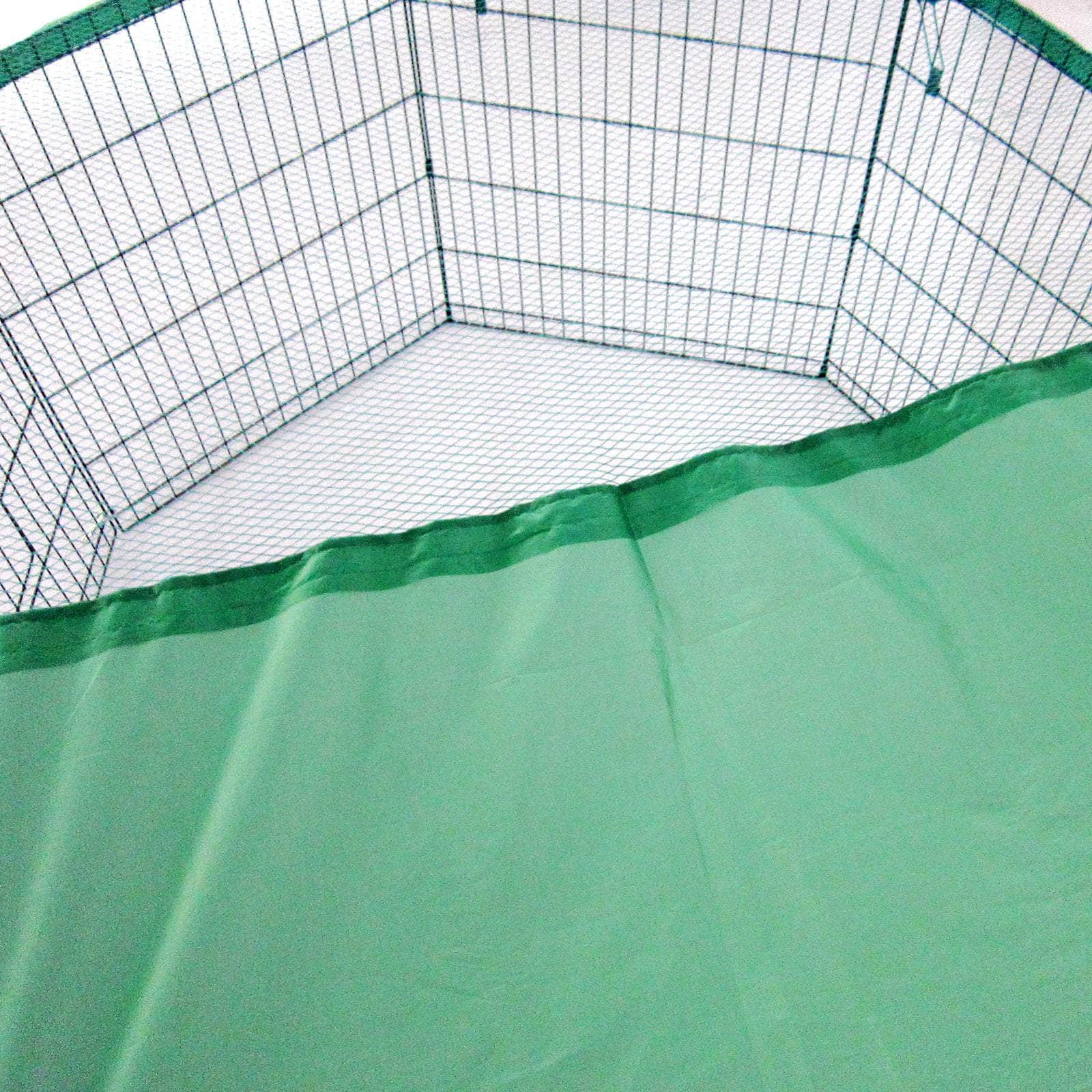 Green Net Cover For Pet Playpen 42In Dog Exercise Enclosure Fence Cage