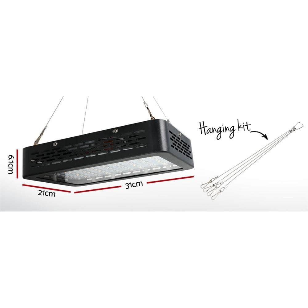 Greenfingers Grow Tent 1000W LED Grow Light 4 Ventilation- 150X150X200cm