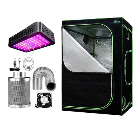 Greenfingers Grow Tent 1000W LED Grow Light 4 Ventilation- 150X150X200cm