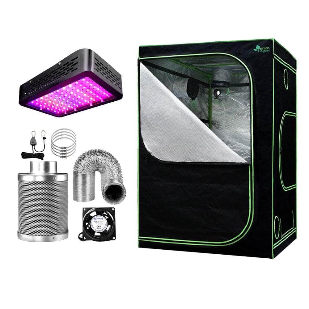 Greenfingers Grow Tent 1000W LED Grow Light 6 Ventilation- 150X150X200cm