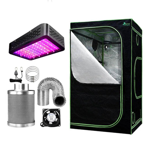 90X90X180Cm Grow Tent Light Kit With 1000W Led & 6