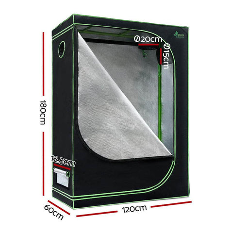 Grow Tent 120X60X180Cm 1680D Hydroponics Kit Indoor Plant Room System