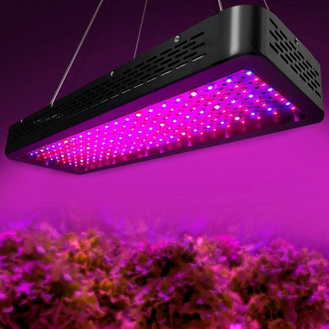 Greenfingers  Set of 2 LED Grow Light Kit Indoor Hydroponic System Full Spectrum,2000W