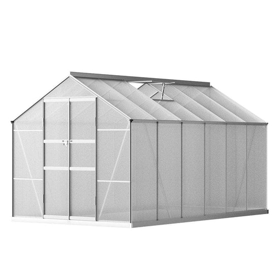 Greenhouse Aluminium Polycarbonate Green House Garden Shed