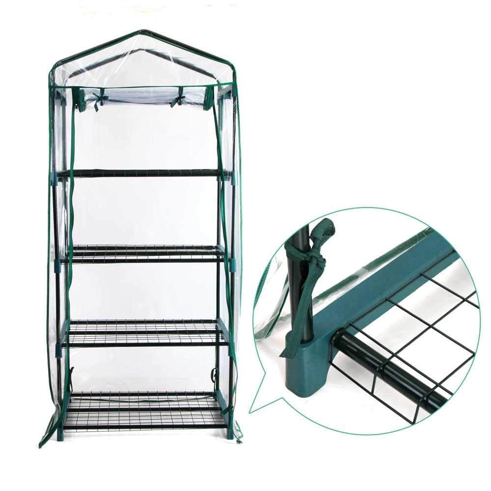 Greenhouse 4 Tiers Mini Green House Garden Bed Planter Box 1.6x0.7x0.5M
