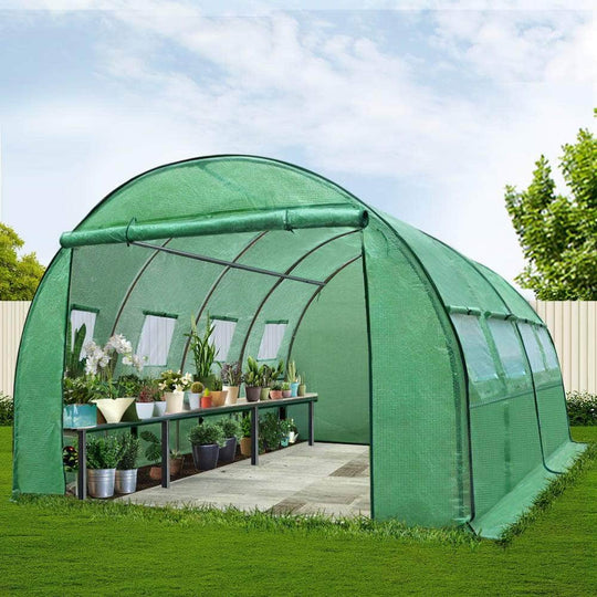 Greenhouse 4x3x2M Walk in Green House Tunnel Plant Garden Shed Dome | Greenhouses & Accessories