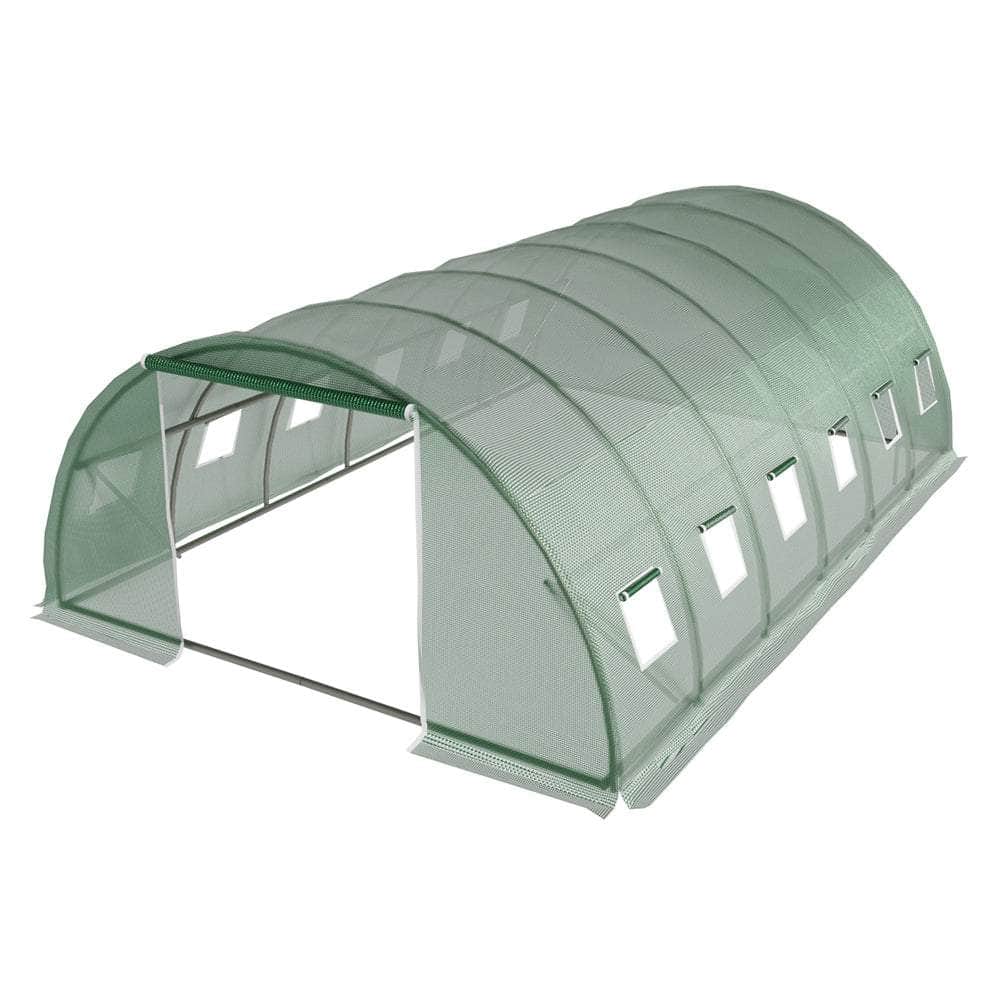 Greenhouse 6X4X2M Walk In Green House Tunnel Plant Garden Shed Dome | Green colour