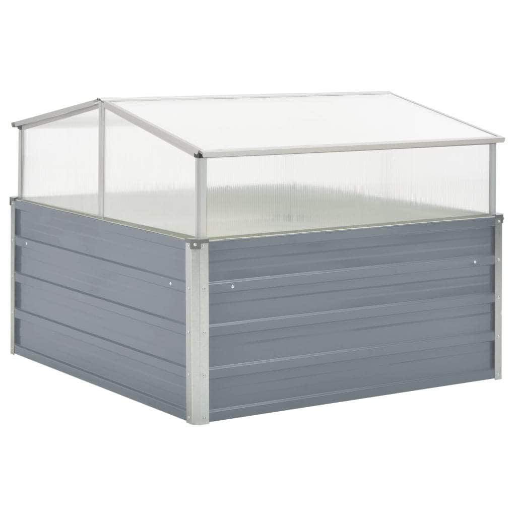 Greenhouse Galvanised Steel Grey - Simple deals