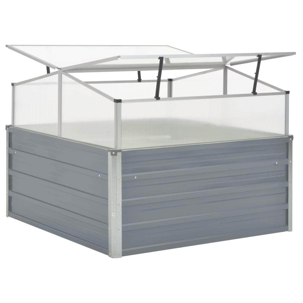 Greenhouse Galvanised Steel Grey - Simple deals