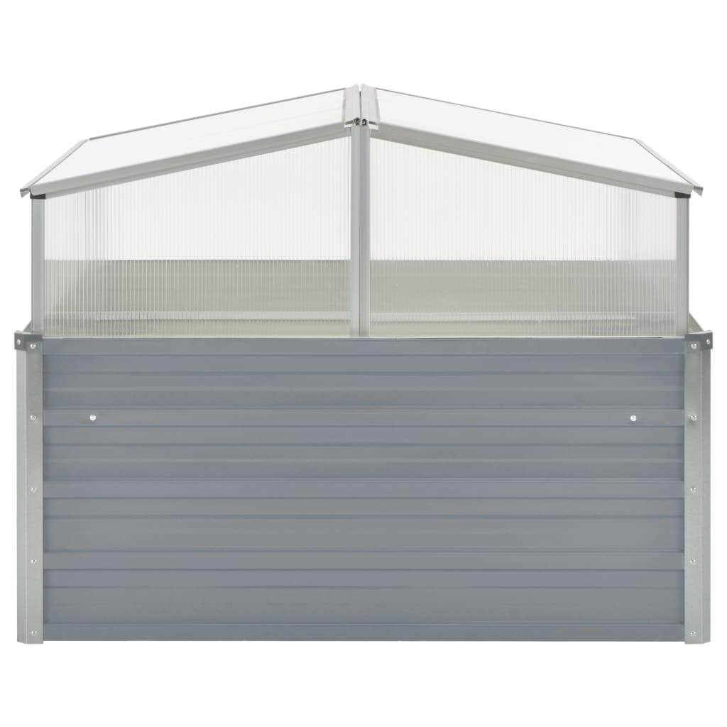Greenhouse Galvanised Steel Grey - Simple deals