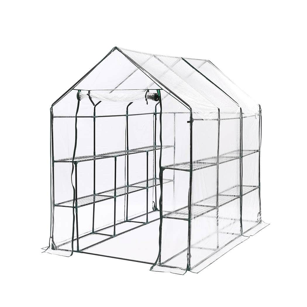 Greenhouse Walk In 3 Tier Garden