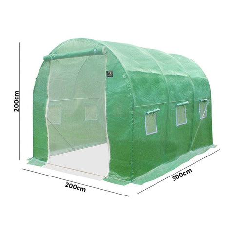 Greenhouse Wonderland: A 3x2m Plant Paradise