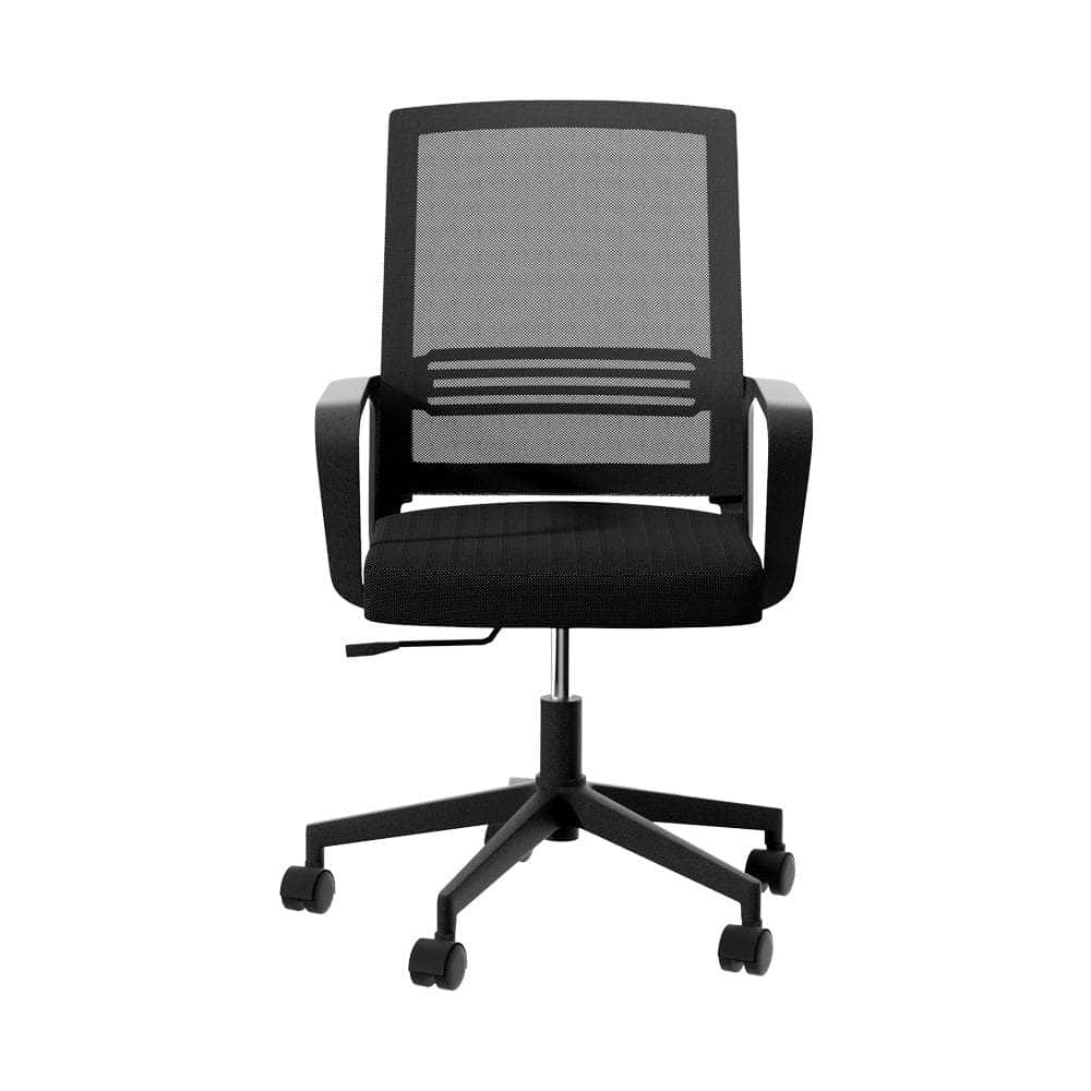 Grey/Black Mid Back Marvel Mesh Office Chair for Work and Gaming