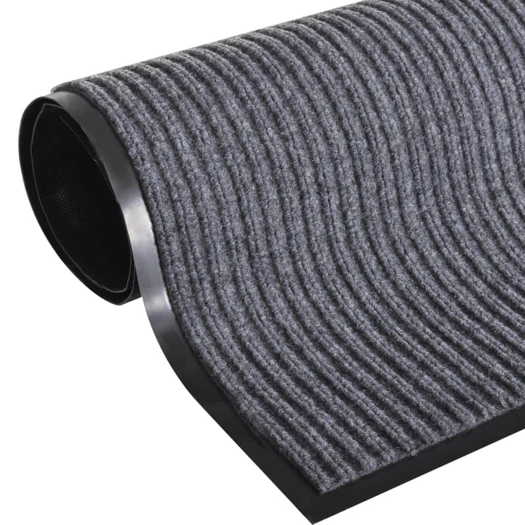 Grey colour - Grey PVC Door Mat L