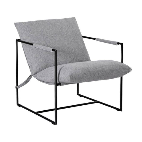 Grey Sling Armchair Lounge Chair – Comfortable Armchair Design