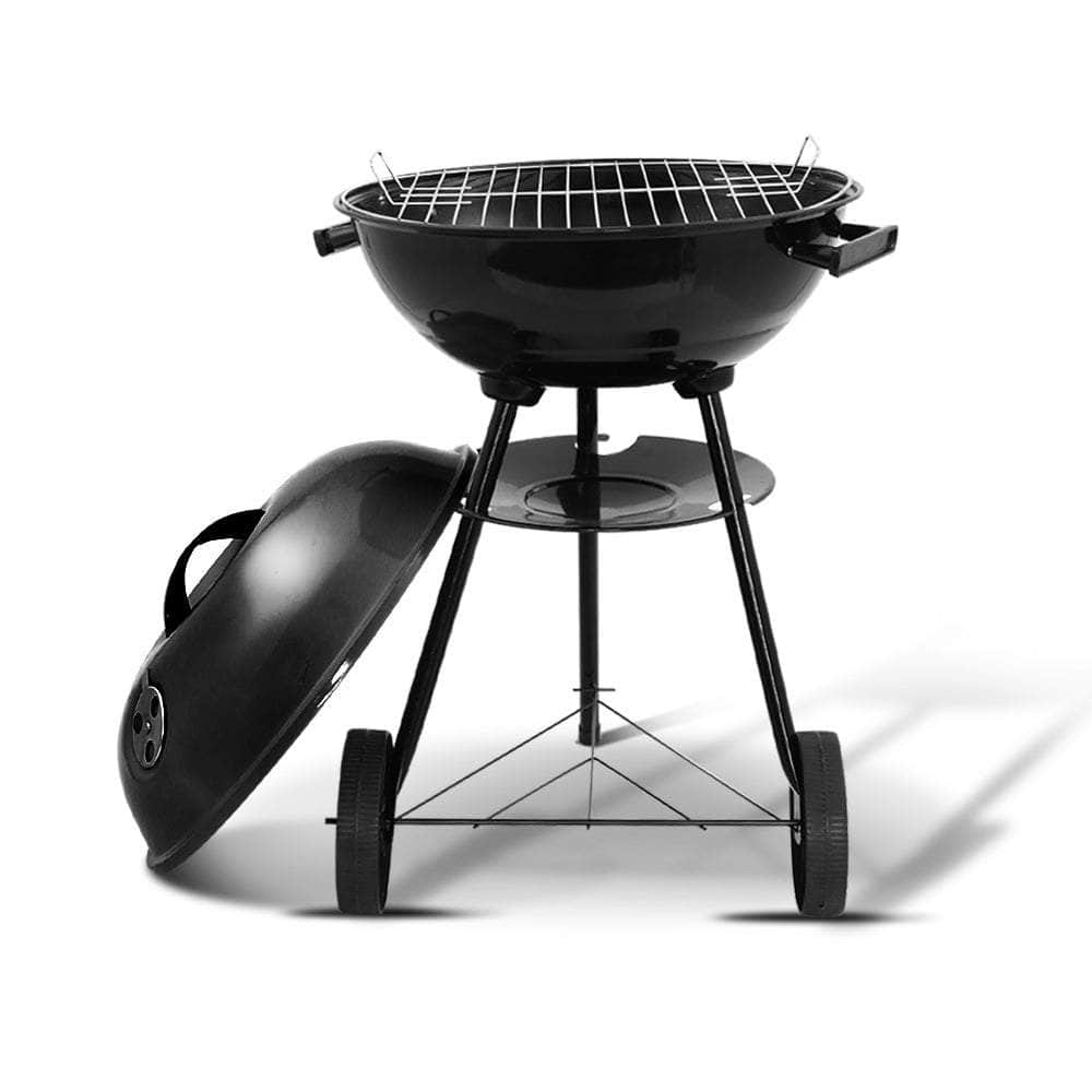 Grillz Charcoal BBQ Smoker Outdoor Camping Patio Barbeque Steel Oven