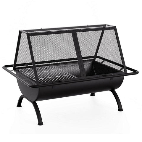 Fire Pit Bbq Grill Outdoor Fireplace Steel