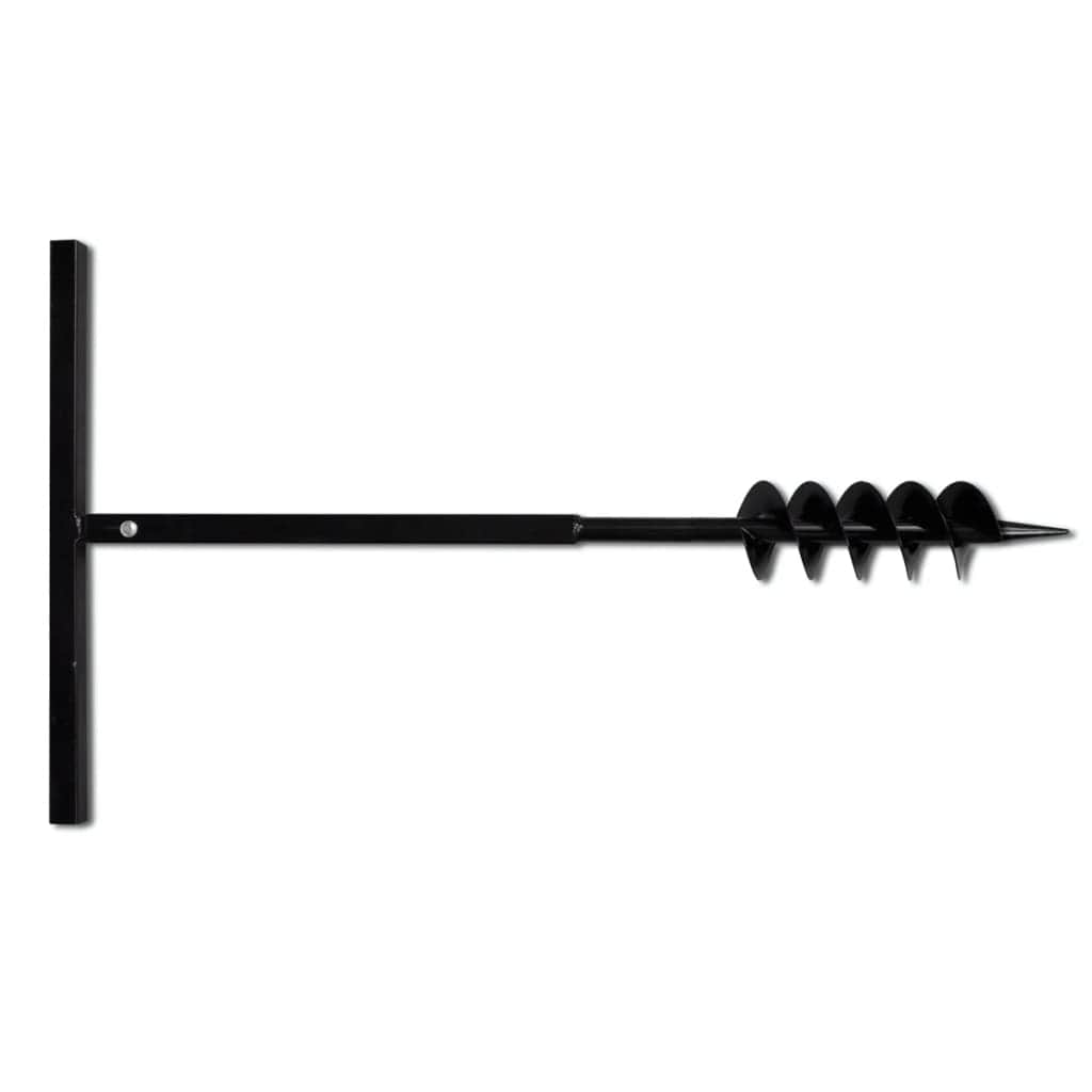 Ground Drill with Handle 100 mm with Etension Tube 13 m Steel