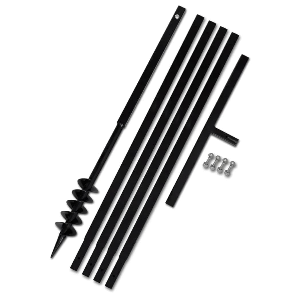 Ground Drill with Handle 80 mm with Etension Tube 5 m Steel on Afterpay | ZipPay | LayBuy | Klarna
