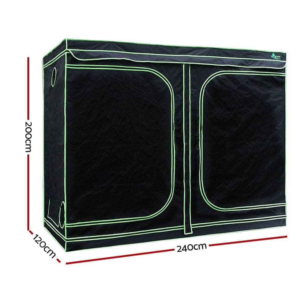Grow Tent 2000W Led Grow Light 240X120X200Cm Mylar 6" Ventilation