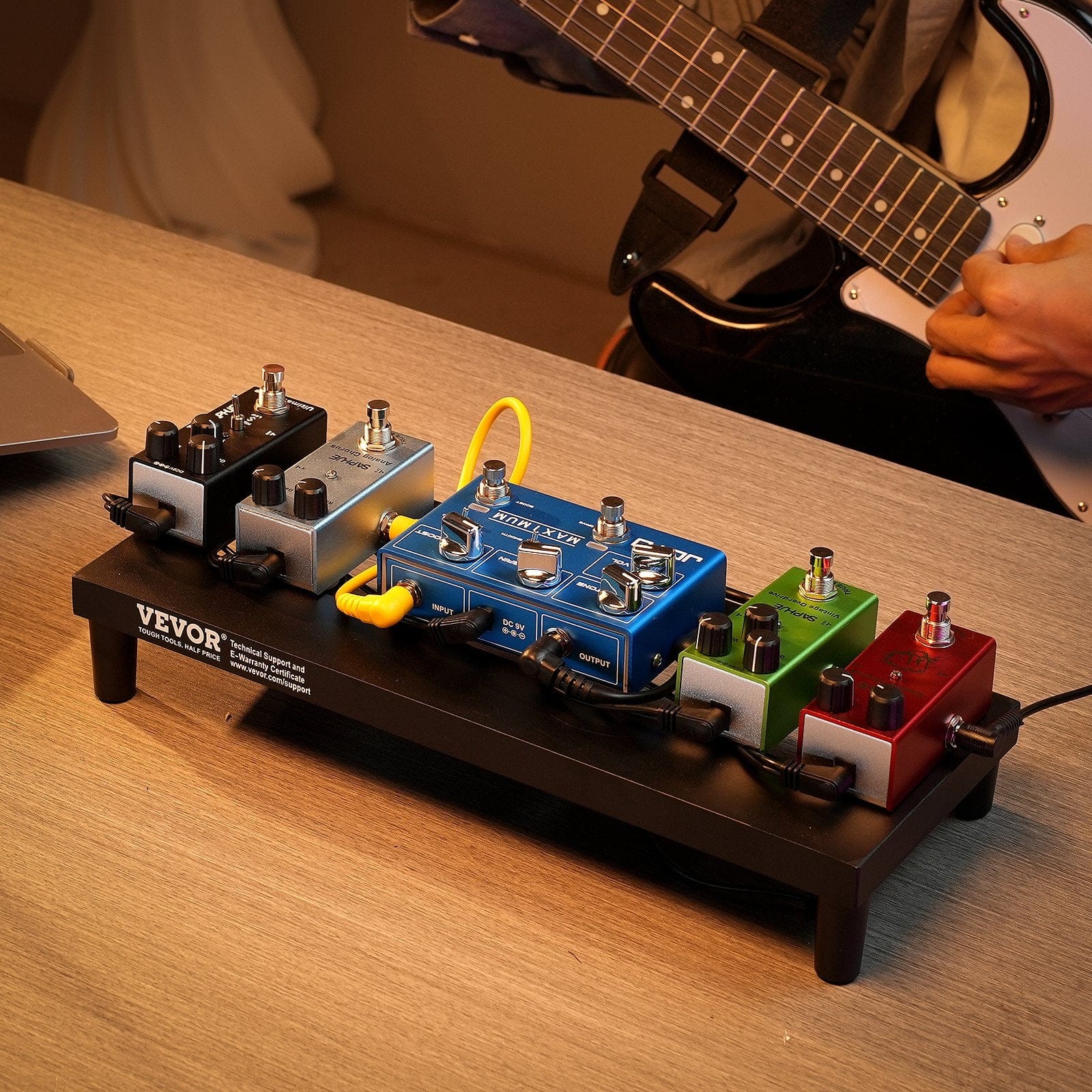 Guitar Pedal Board 15'' X 5.7'' Aluminum Alloy 0.8 Lbs Super Light with Beds & Bed Frames - photo 13
