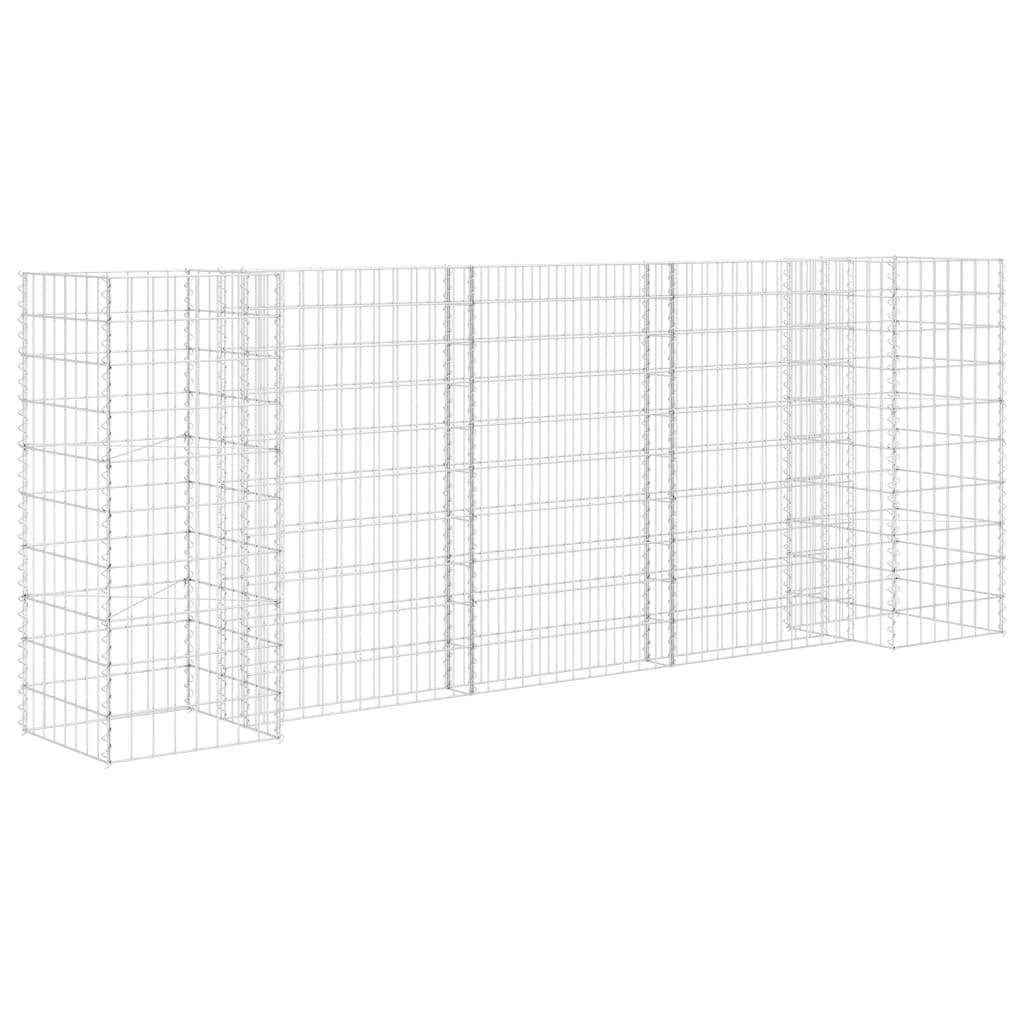 H-Shaped Gabion Planter