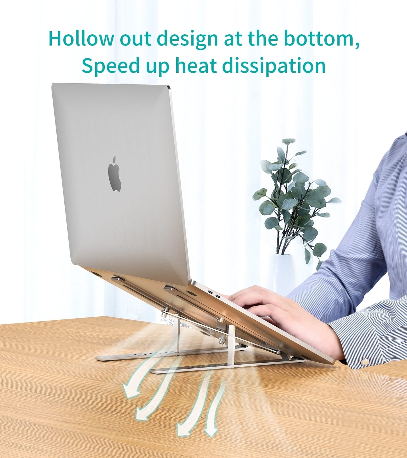 H045-Sl Aluminum Foldable Laptop Stand with Camp Furniture - photo 8