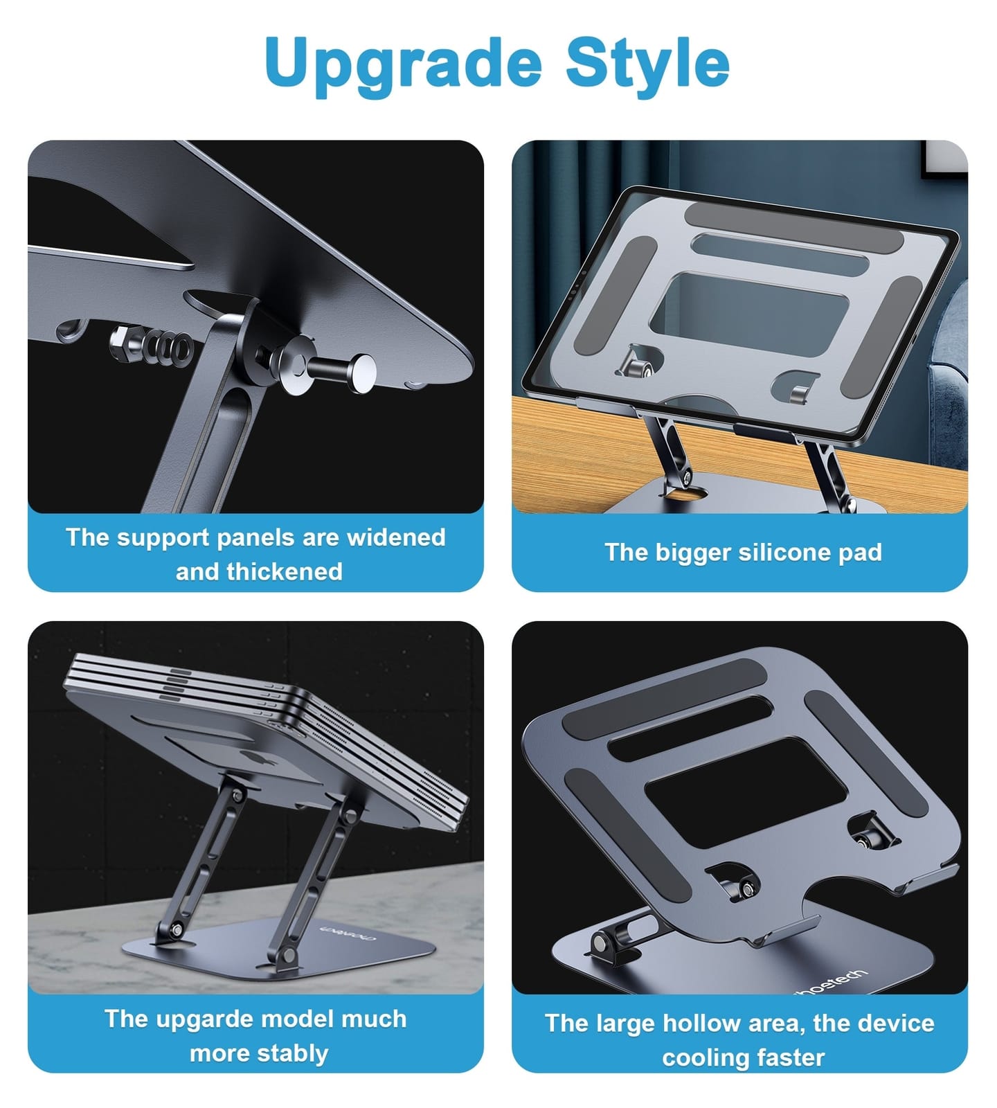 Laptop Stands - H061-Gy Tablet Desktop Holder - photo 10