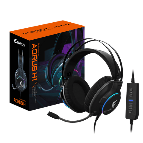 H1 Gaming Headset With Virtual 7.1 Channel Surround Sound And Rgb Lighting