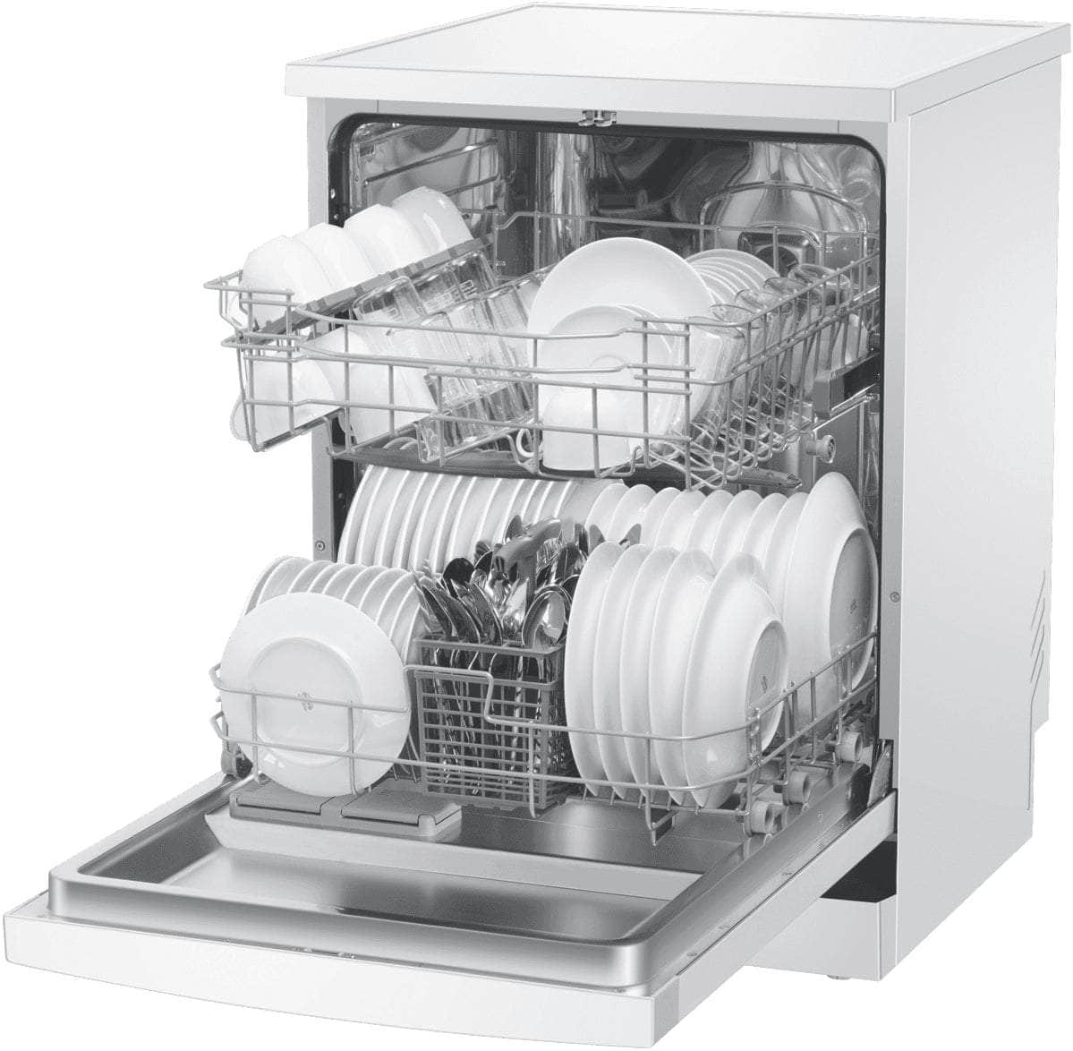 Haier 60Cm White Freestanding Top Bench Dishwasher HDW13V1W1