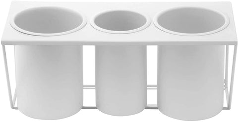 Hair Dryer Holder Care Tool Organizer for Bath Supplies Accessories (White)